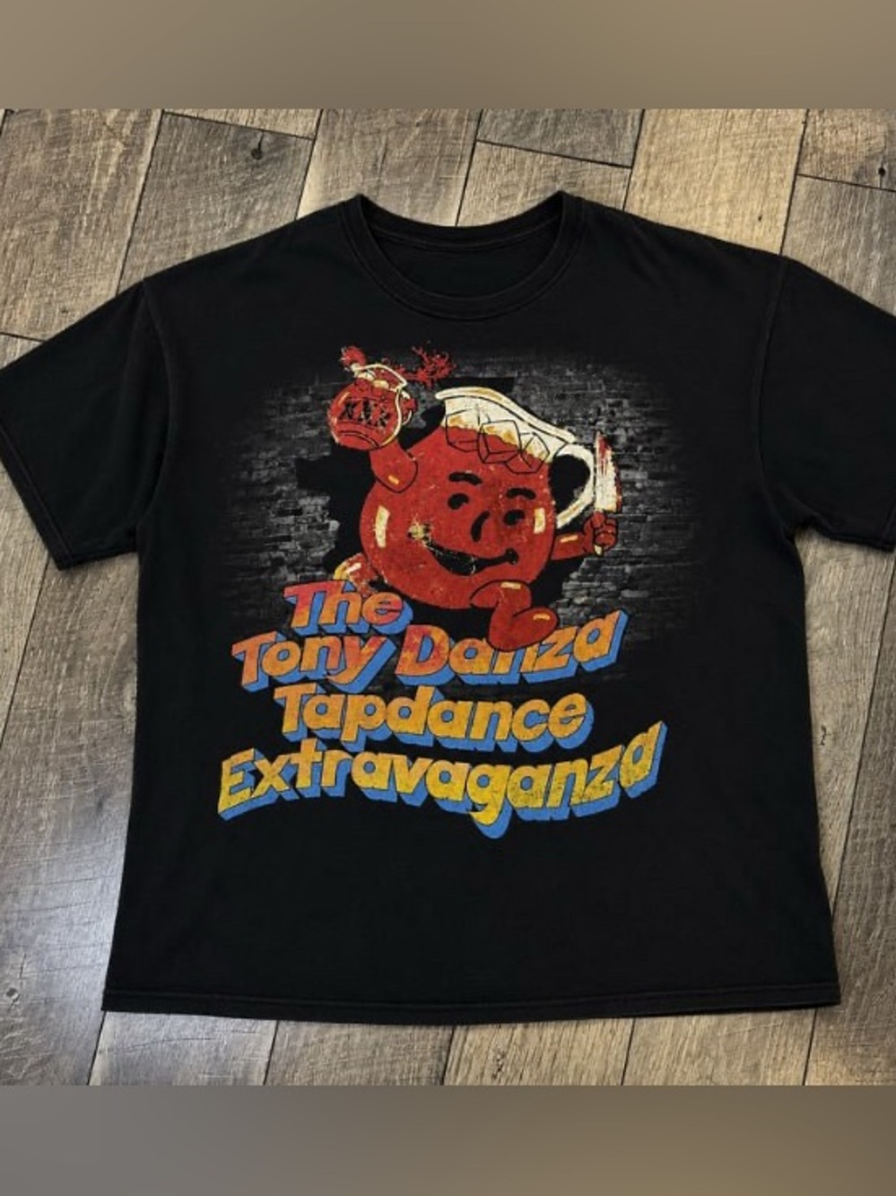 Black 'The Tony Danza Tapdance Extravaganza' Graphic Tee